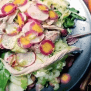 radishes rosemary celery chicken roast