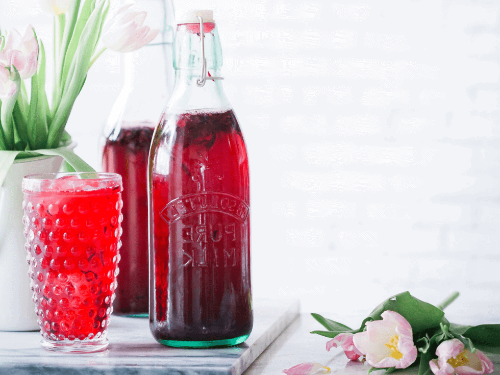 Low Histamine Iced Hibiscus Tea