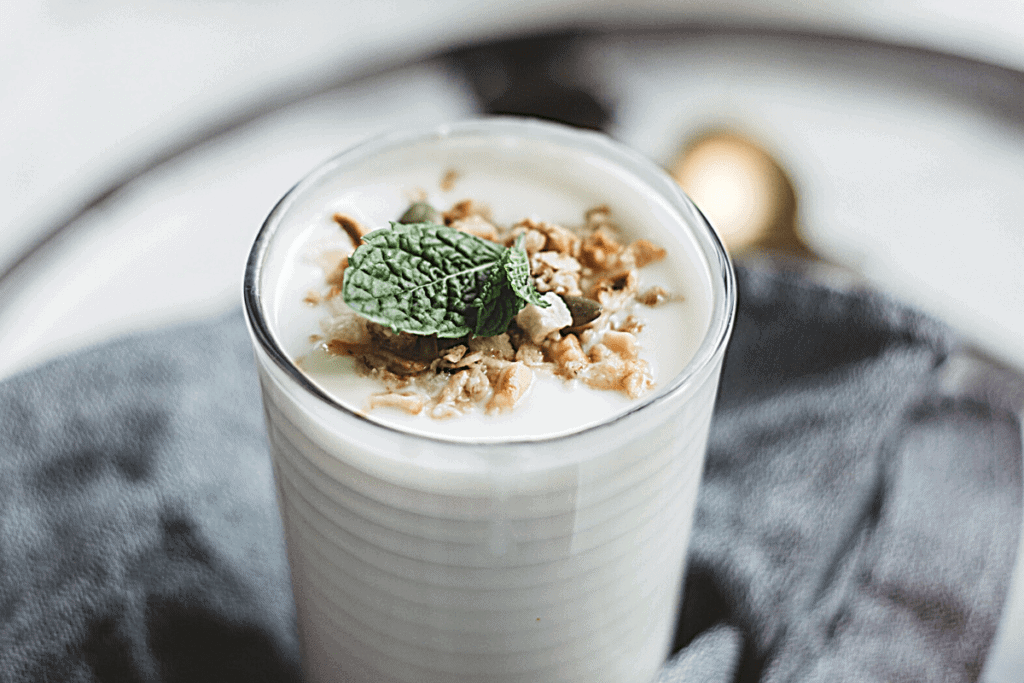 Yogurt in cup