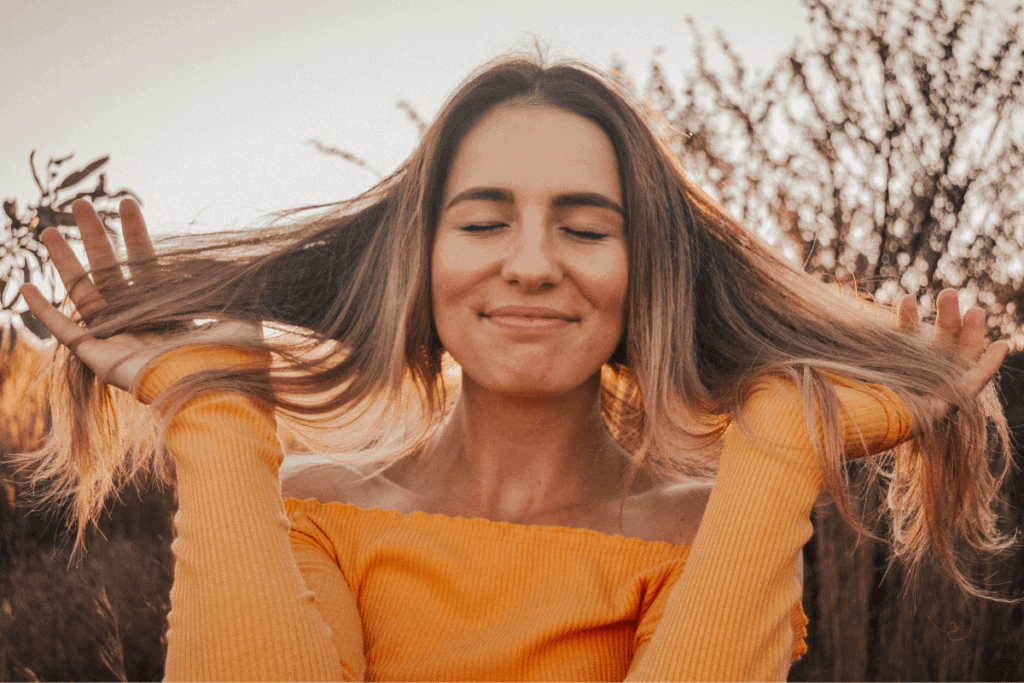 happy woman