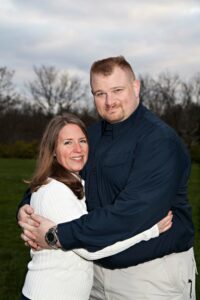 Beth O'Hara with husband