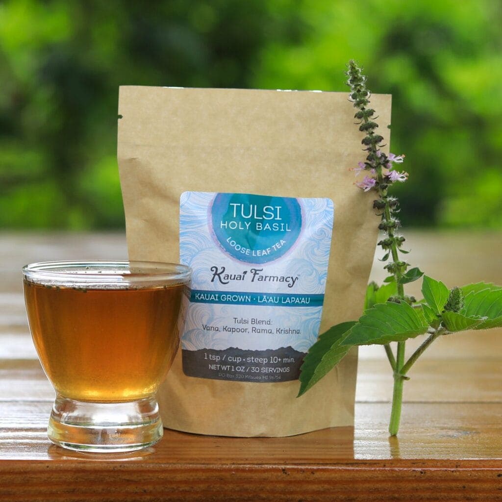 Holy Basil (Tulsi) Tea by Kauai Farmacy