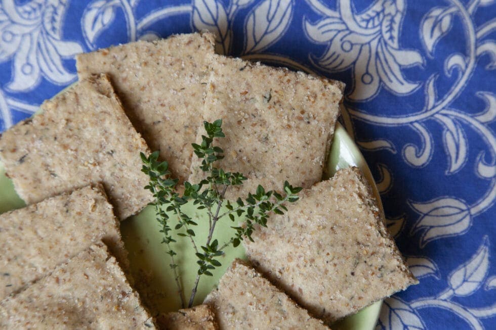 Low Histamine Cassava Herb Crackers