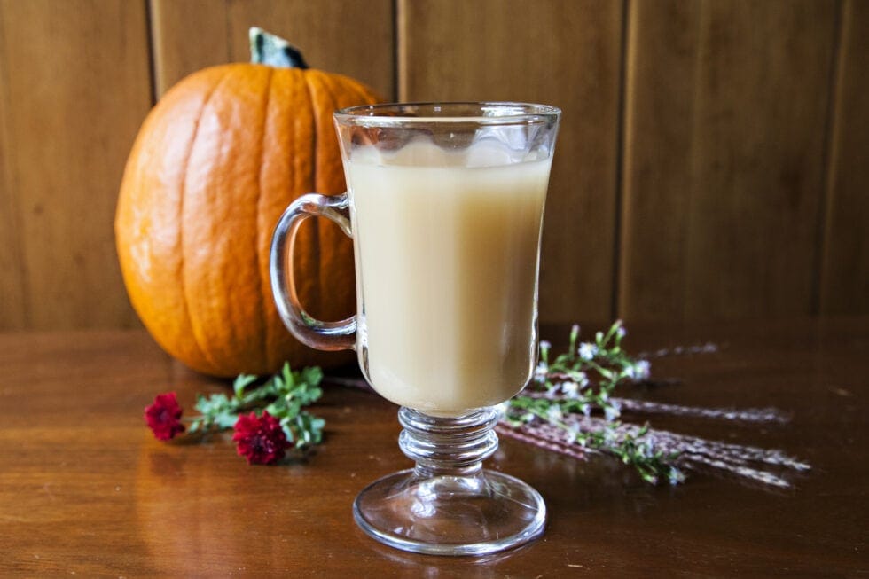 Pumpkin Spice Drink in glass