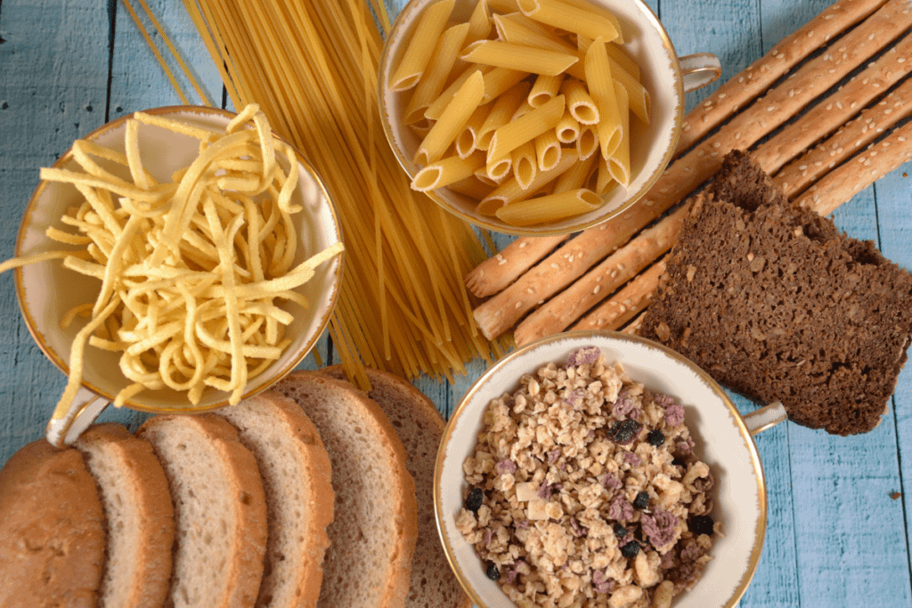 gluten pasta oatmeal noodles bread