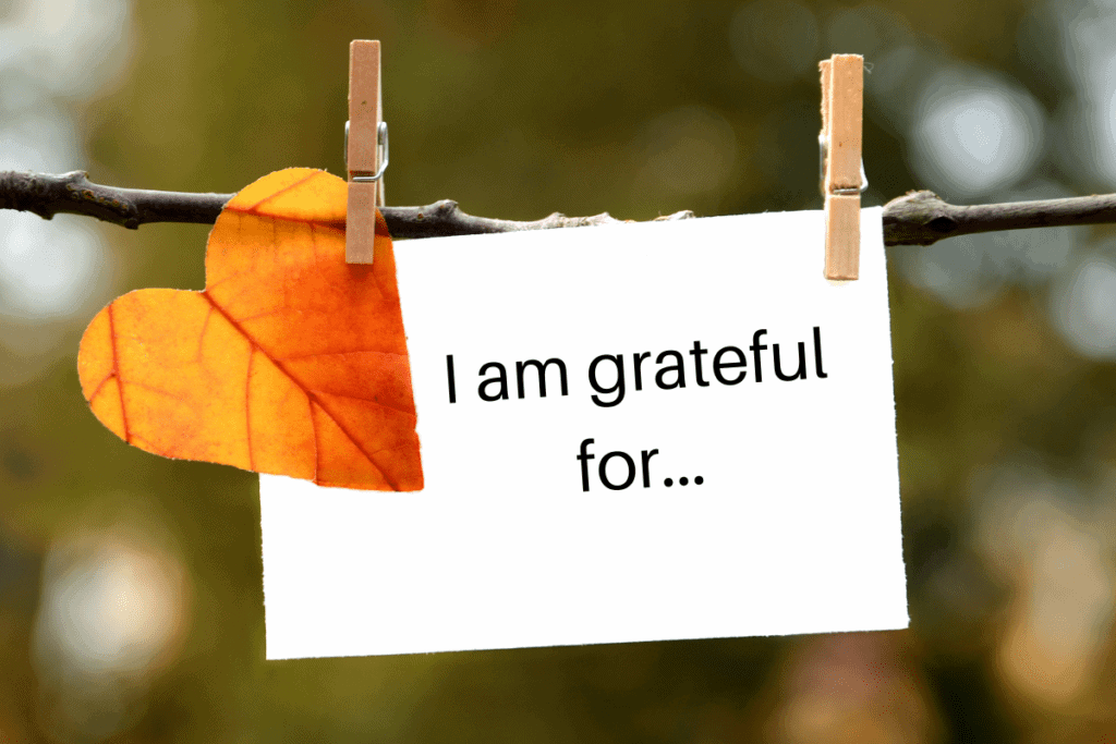 I am grateful for