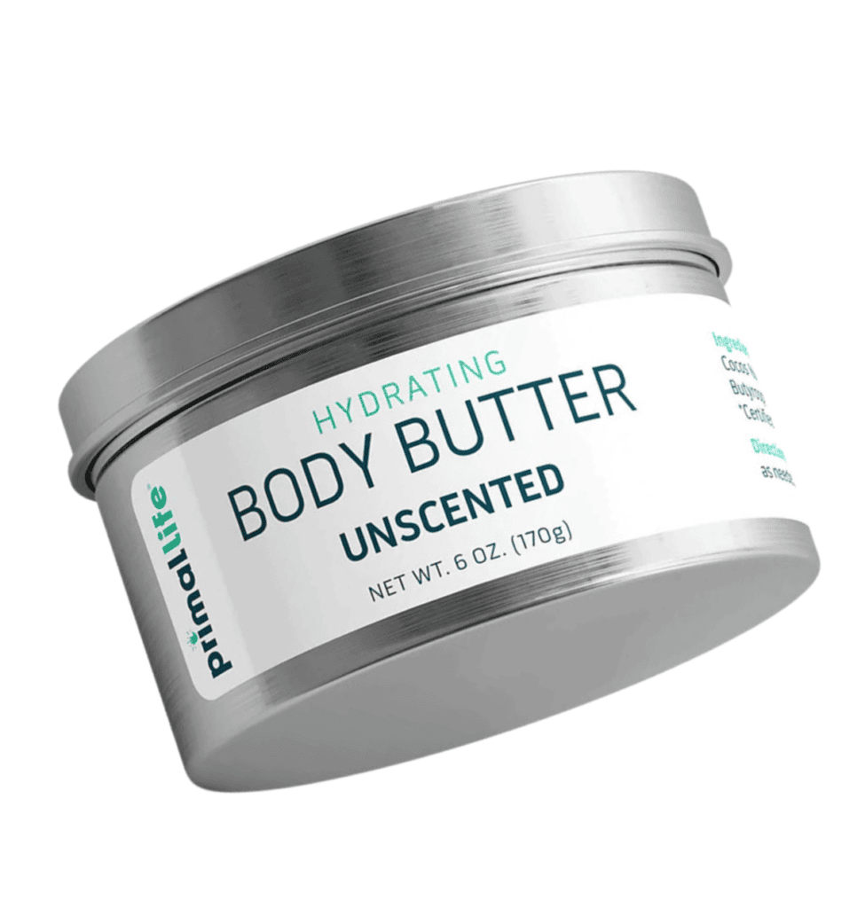 unscented body butter by primal life organics