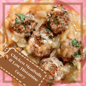 Chicken Meatballs & Gravy