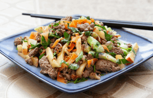 bison egg roll bowl