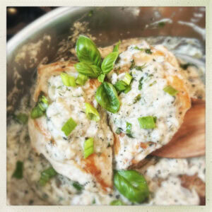 Low Histamine Sauce with Chicken
